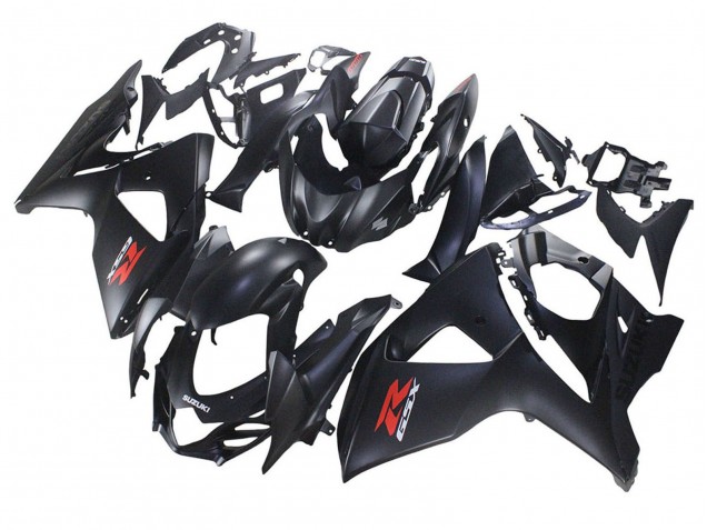 Purchase 2007-2008 Matte Black Red Decal Suzuki GSXR 1000 Motorcycle Fairings UK