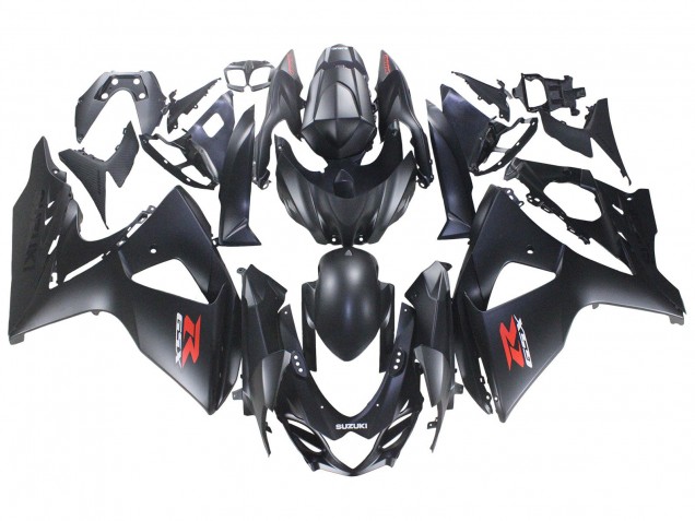 Purchase 2007-2008 Matte Black Red Decal Suzuki GSXR 1000 Motorcycle Fairings UK