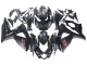 Purchase 2007-2008 Matte Black Red Decal Suzuki GSXR 1000 Motorcycle Fairings UK