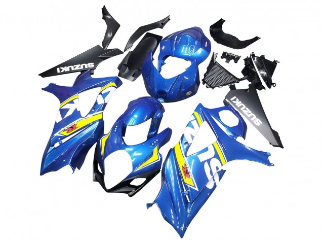 Purchase 2007-2008 Blue Yellow Black Suzuki GSXR 1000 Motorcycle Fairings UK