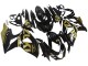 Purchase 2009-2016 Glossy Black Gold Suzuki GSXR 1000 Motorcycle Fairings UK