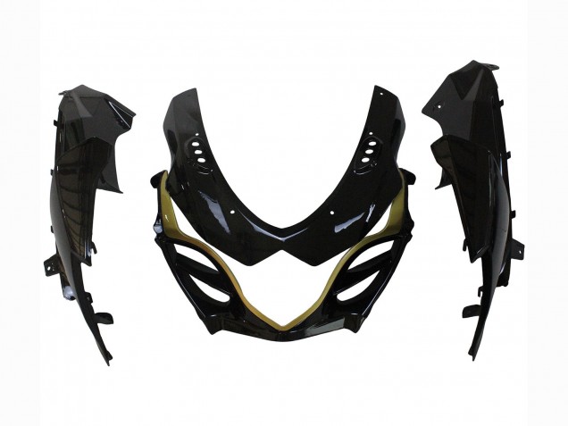 Purchase 2009-2016 Glossy Black Gold Suzuki GSXR 1000 Motorcycle Fairings UK