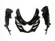 Purchase 2009-2016 Glossy Black Gold Suzuki GSXR 1000 Motorcycle Fairings UK