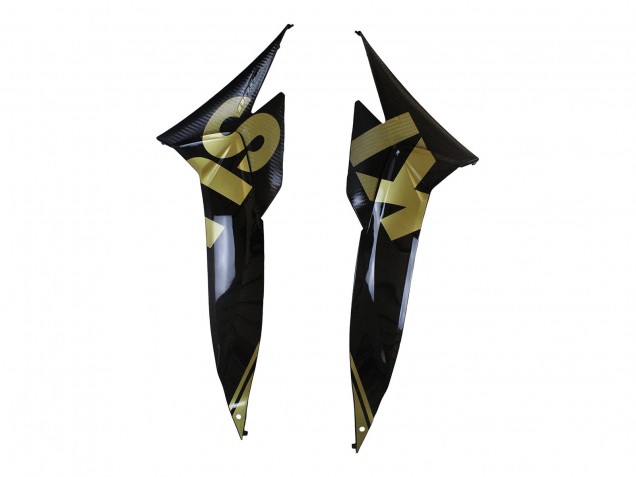 Purchase 2009-2016 Glossy Black Gold Suzuki GSXR 1000 Motorcycle Fairings UK