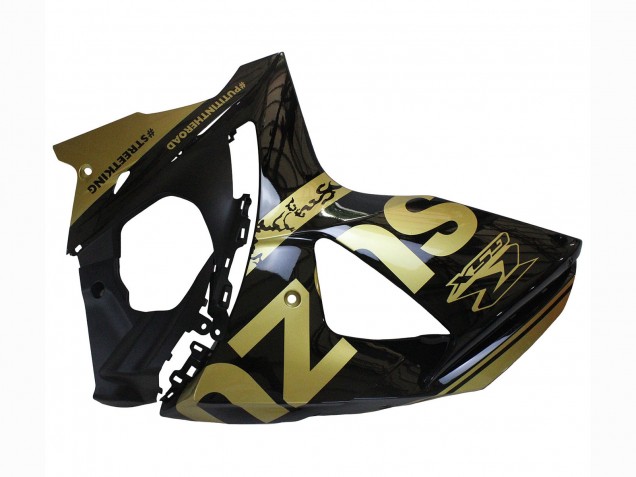Purchase 2009-2016 Glossy Black Gold Suzuki GSXR 1000 Motorcycle Fairings UK