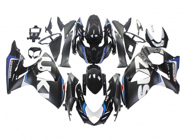 Purchase 2009-2016 Matte Black White Blue Suzuki GSXR 1000 Motorcycle Fairings UK