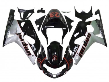 Purchase 2009-2016 Glossy Black White Red Jordan 23 Suzuki GSXR 1000 Motorcycle Fairings UK