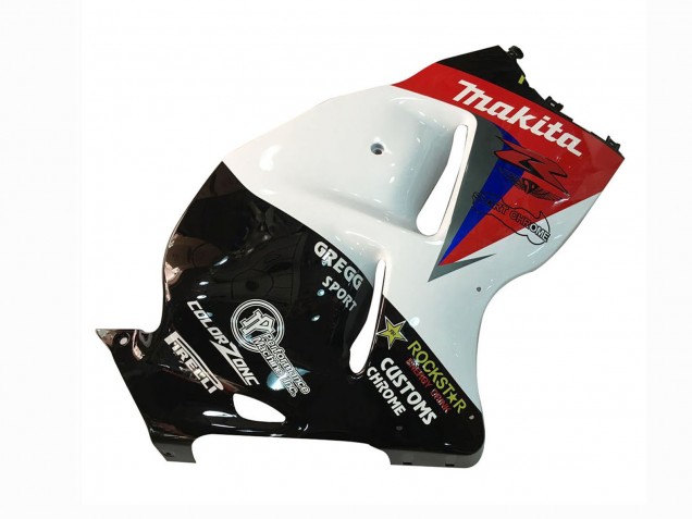 Purchase 1996-2007 White Blue Red Makita Black Suzuki GSXR 1300 Hayabusa Motorcycle Fairings UK