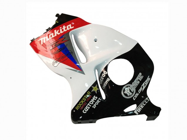 Purchase 1996-2007 White Blue Red Makita Black Suzuki GSXR 1300 Hayabusa Motorcycle Fairings UK