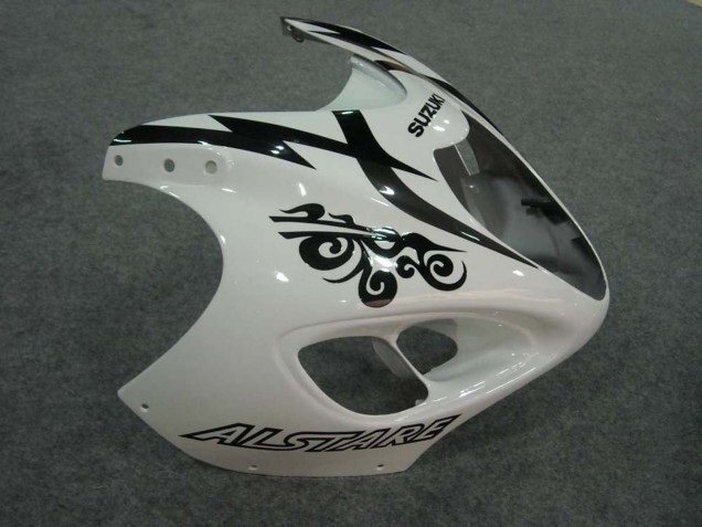 Purchase 1996-2007 White Black Corona Suzuki GSXR 1300 Hayabusa Motorcycle Fairings UK