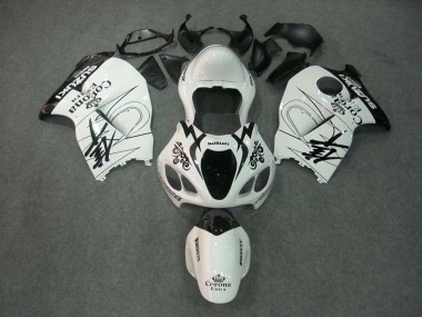 Purchase 1996-2007 White Black Corona Suzuki GSXR 1300 Hayabusa Motorcycle Fairings UK