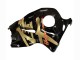 Purchase 1996-2007 Glossy Black Gold Hayabusa Suzuki GSXR 1300 Hayabusa Motorcycle Fairings UK