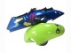 Purchase 1996-2007 Blue Green Shark 46 Suzuki GSXR 1300 Hayabusa Motorcycle Fairings UK