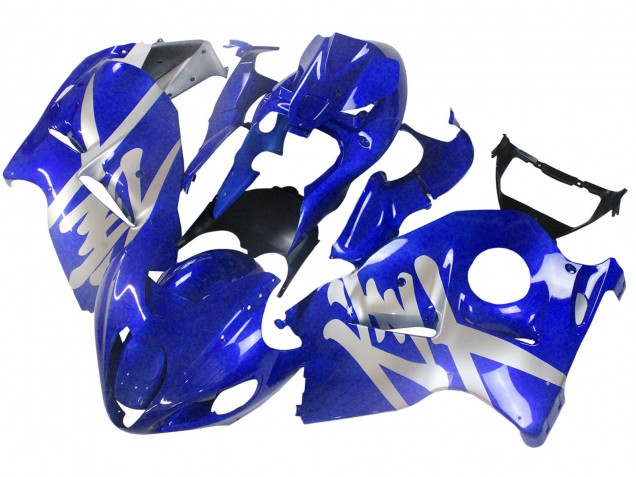 Purchase 1996-2007 Glossy Blue Suzuki GSXR 1300 Hayabusa Motorcycle Fairings UK
