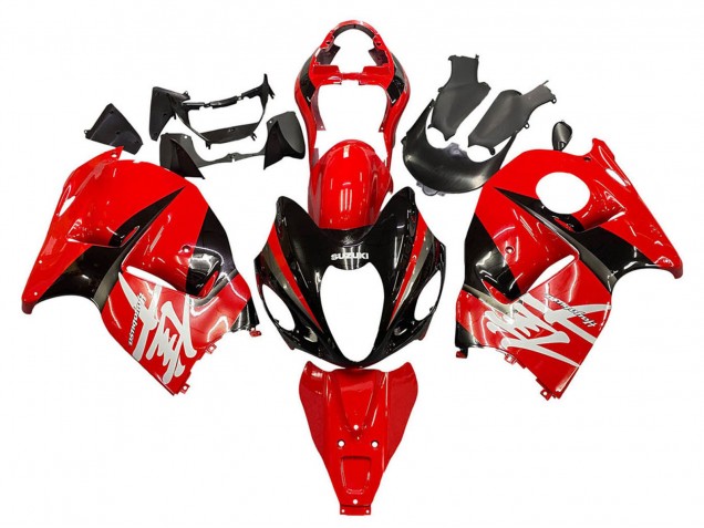 Purchase 1996-2007 Red Black Hayabusa Suzuki GSXR 1300 Hayabusa Motorcycle Fairings UK