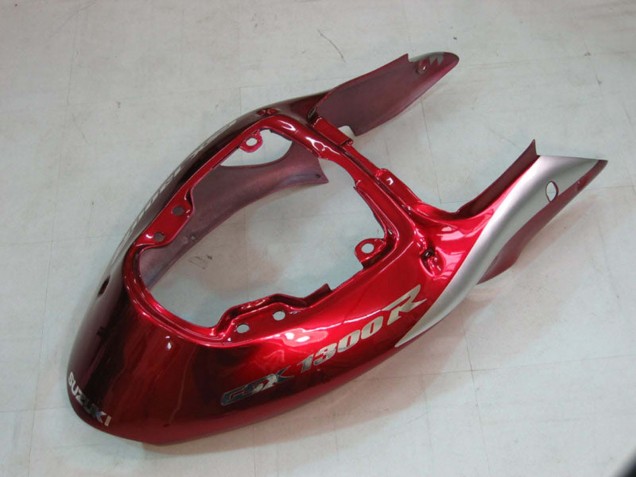 Purchase 1996-2007 Silver Red Hayabusa Suzuki GSXR 1300 Hayabusa Motorcycle Fairings UK