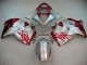 Purchase 1996-2007 Silver Red Hayabusa Suzuki GSXR 1300 Hayabusa Motorcycle Fairings UK
