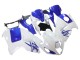 Purchase 1996-2007 White Blue Hayabusa Suzuki GSXR 1300 Hayabusa Motorcycle Fairings UK