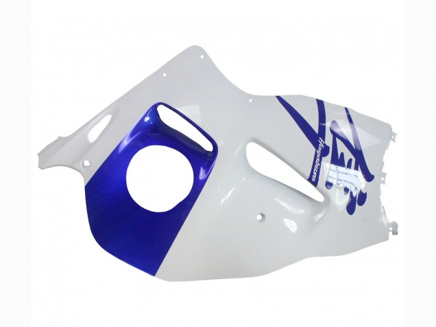 Purchase 1996-2007 White Blue Hayabusa Suzuki GSXR 1300 Hayabusa Motorcycle Fairings UK