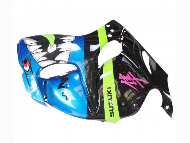 Purchase 2008-2020 Blue Green Black Shark 46 Suzuki GSXR 1300 Hayabusa Motorcycle Fairings UK