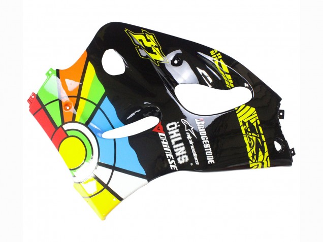 Purchase 1996-2000 Black Multicolor 27 Suzuki GSXR 600 / GSXR 750 Motorcycle Fairings UK