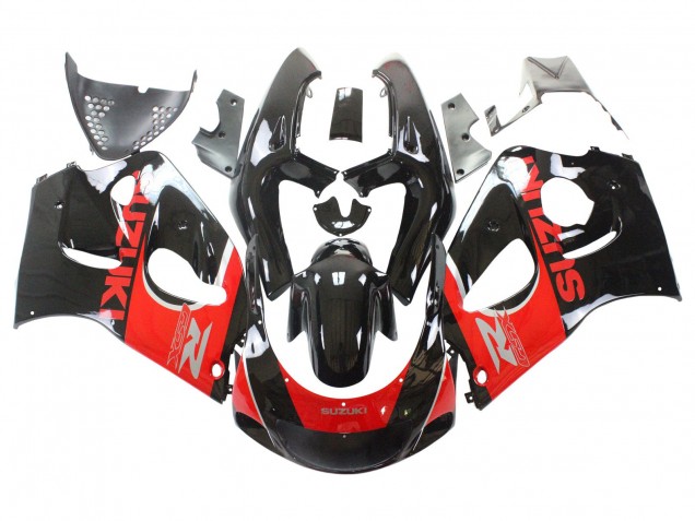 Purchase 1996-2000 Black Red Suzuki GSXR 600 / GSXR 750 Motorcycle Fairings UK