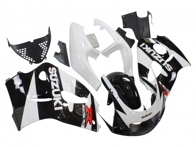 Purchase 1996-2000 Black White Suzuki GSXR 600 / GSXR 750 Motorcycle Fairings UK