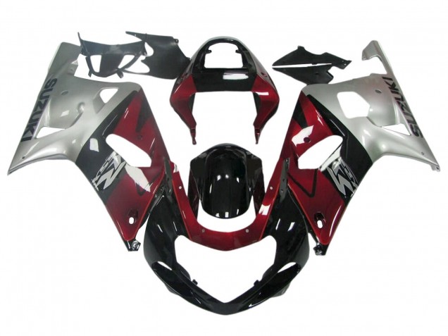 Purchase 1996-2000 Dark Blue White Suzuki GSXR 600 / GSXR 750 Motorcycle Fairings UK