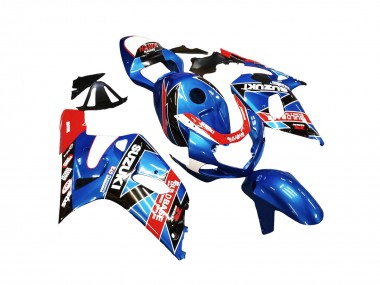 Purchase 2001-2003 Blue Red Racing Suzuki GSXR 600 / GSXR 750 Motorcycle Fairings UK