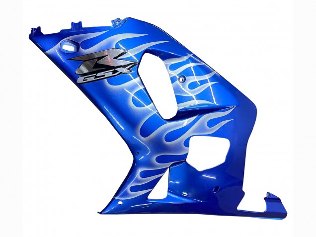 Purchase 2001-2003 Blue with White Flame Suzuki GSXR 600 / GSXR 750 Motorcycle Fairings UK
