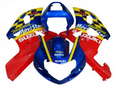 Purchase 2001-2003 Blue Red Yellow Suzuki GSXR 600 / GSXR 750 Motorcycle Fairings UK