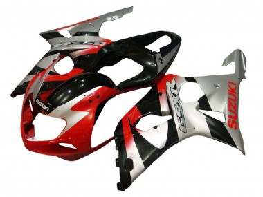 Purchase 2001-2003 Silver Red Glossy Black Suzuki GSXR 600 / GSXR 750 Motorcycle Fairing Kits UK
