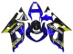 Purchase 2001-2003 Blue Yellow Glossy Black Suzuki GSXR 600 / GSXR 750 Motorcycle Fairings UK