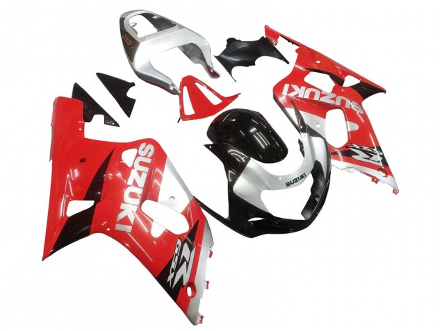 Purchase 2001-2003 Red White Glossy Black Suzuki GSXR 600 / GSXR 750 Motorcycle Fairing UK