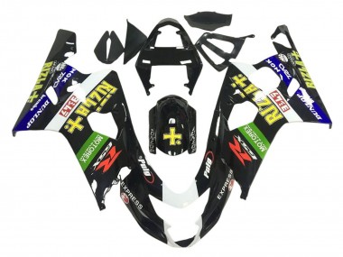 Purchase 2001-2003 Glossy Black Green White Yellow Rizla Suzuki GSXR 600 / GSXR 750 Motorcycle Fairings UK