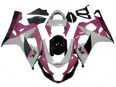 Purchase 2004-2005 White Pink Black Suzuki GSXR 600 / GSXR 750 Motorcycle Fairings UK