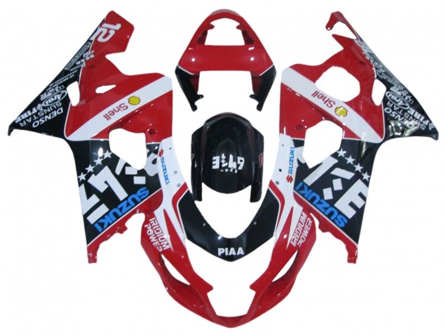 Purchase 2004-2005 Red White Black Blue Suzuki GSXR 600 / GSXR 750 Motorcycle Fairings UK