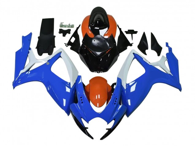 Purchase 2004-2005 White Blue Orange Black Suzuki GSXR 600 / GSXR 750 Motorcycle Fairings UK
