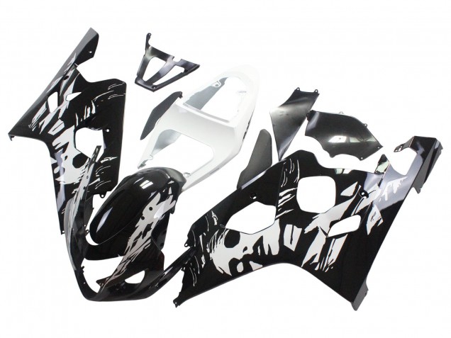 Purchase 2004-2005 White Black Suzuki GSXR 600 / GSXR 750 Motorcycle Fairing UK