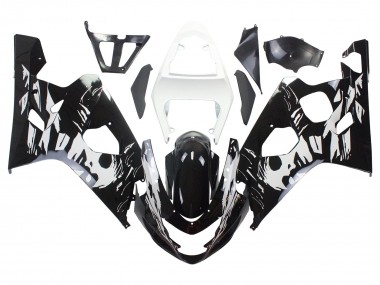 Purchase 2004-2005 White Black Suzuki GSXR 600 / GSXR 750 Motorcycle Fairing UK