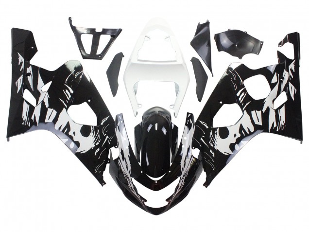 Purchase 2004-2005 White Black Suzuki GSXR 600 / GSXR 750 Motorcycle Fairing UK
