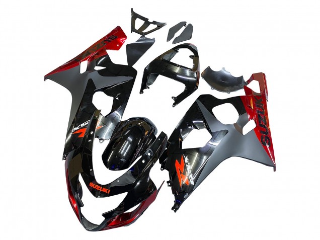 Purchase 2004-2005 Black Grey Red Suzuki GSXR 600 / GSXR 750 Motorcycle Fairings UK