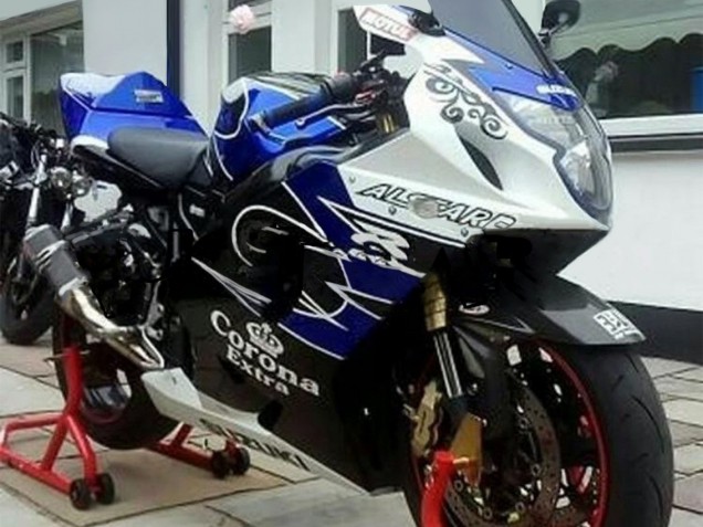 Purchase 2004-2005 White Blue Black Corona Motul Suzuki GSXR 600 / GSXR 750 Motorcycle Fairing UK