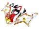 Purchase 2004-2005 White Red Yellow Michelin Texaon Heron 7 Suzuki GSXR 600 / GSXR 750 Motorcycle Fairings UK