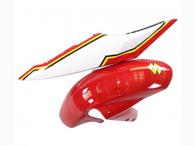 Purchase 2004-2005 White Red Yellow Michelin Texaon Heron 7 Suzuki GSXR 600 / GSXR 750 Motorcycle Fairings UK