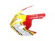 Purchase 2004-2005 White Red Yellow Michelin Texaon Heron 7 Suzuki GSXR 600 / GSXR 750 Motorcycle Fairings UK