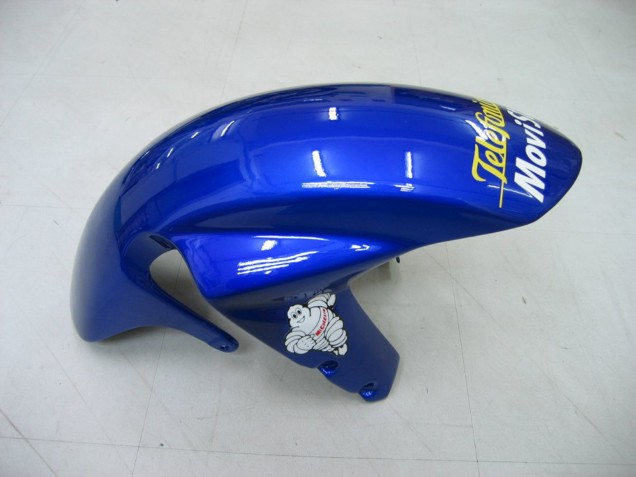 Purchase 2004-2005 Blue White Yellow Green Telefumica Motul MoviStar Suzuki GSXR 600 / GSXR 750 Motorcycle Fairings UK