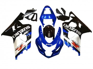 Purchase 2004-2005 Blue White Black Suzuki GSXR 600 / GSXR 750 Motorcycle Fairings UK
