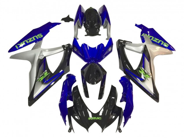 Purchase 2006-2007 Silver Blue Glossy Black Green Suzuki GSXR 600 / GSXR 750 Motorcycle Fairings UK
