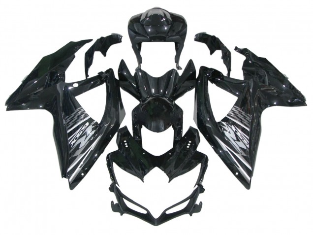 Purchase 2006-2007 Glossy Black Grey White Suzuki GSXR 600 / GSXR 750 Motorcycle Fairings UK